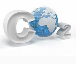 CO2 ist für die Atmung genauso wichtig wie O2. Ein Bild das CO2 und eine Weltkugel zeigt, die den Buchstaben O beim CO2 bildet